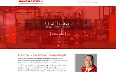 Schwerlastteam – Schwerlasttransporte